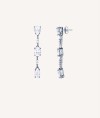 Earrings long Zirconia