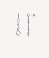 Earrings long Zirconia