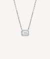 Necklace Zirconia Square