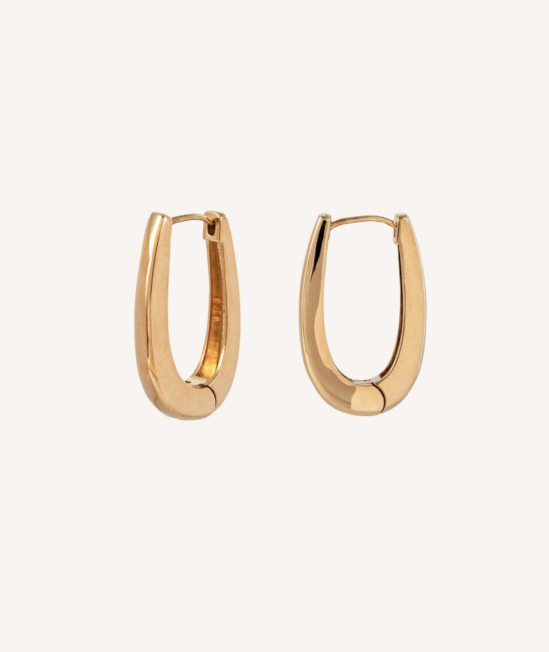 Earrings Hoop 18 ct Gold Plated