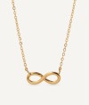 Gold infinity necklace