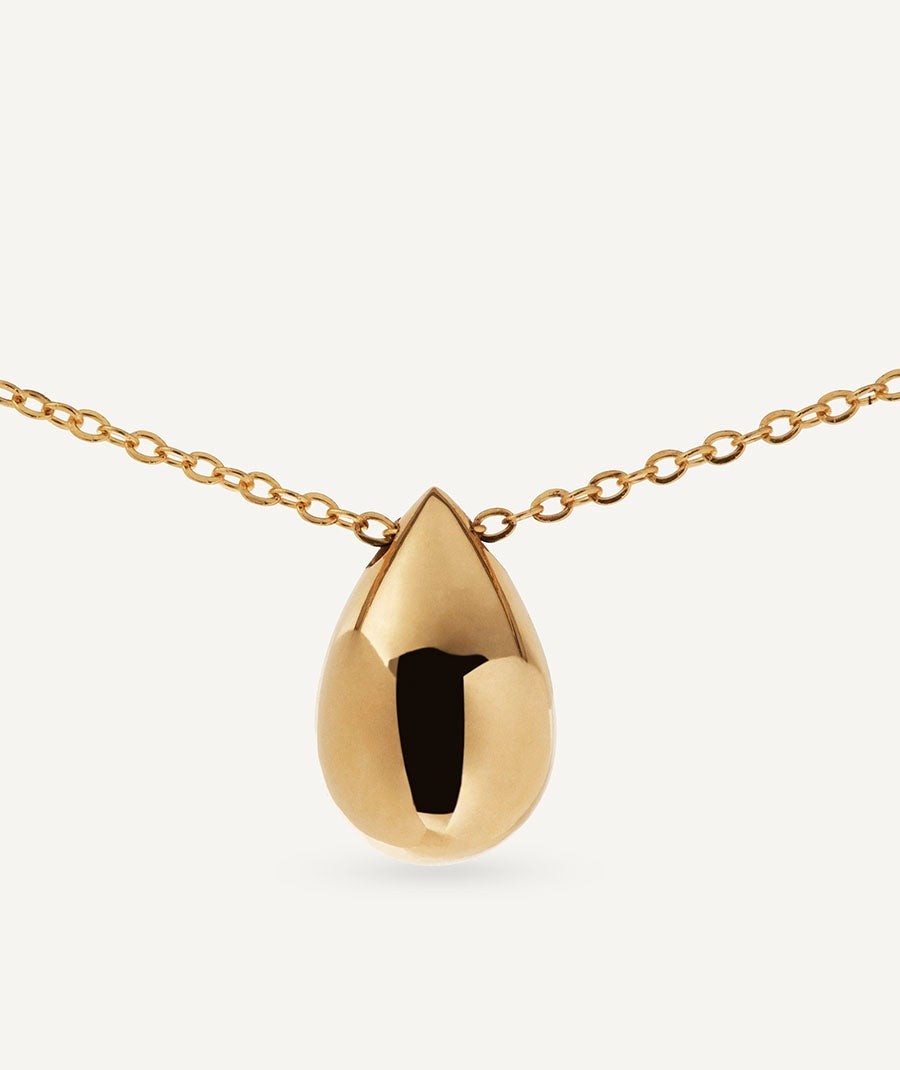 Collar de oro pear