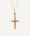 Gold cross necklace