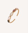 Bracelet Rosella 18 Kt Gold Plated natural stones