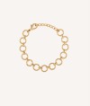 Bracelet Lea 18 Kt Gold Plated link circle