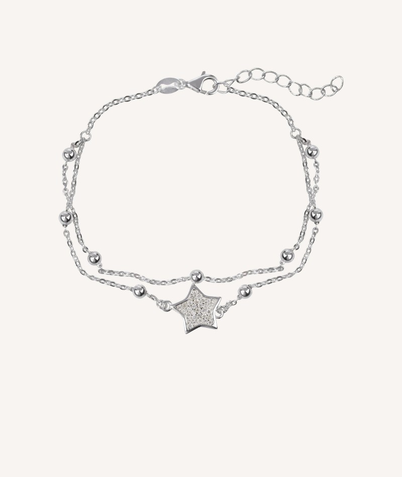 Pulsera doble estrella