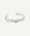 Bracelet Natura collection Textures Silver plated Textures sheets