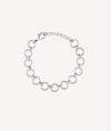 Bracelet Lea Silver plated link circle