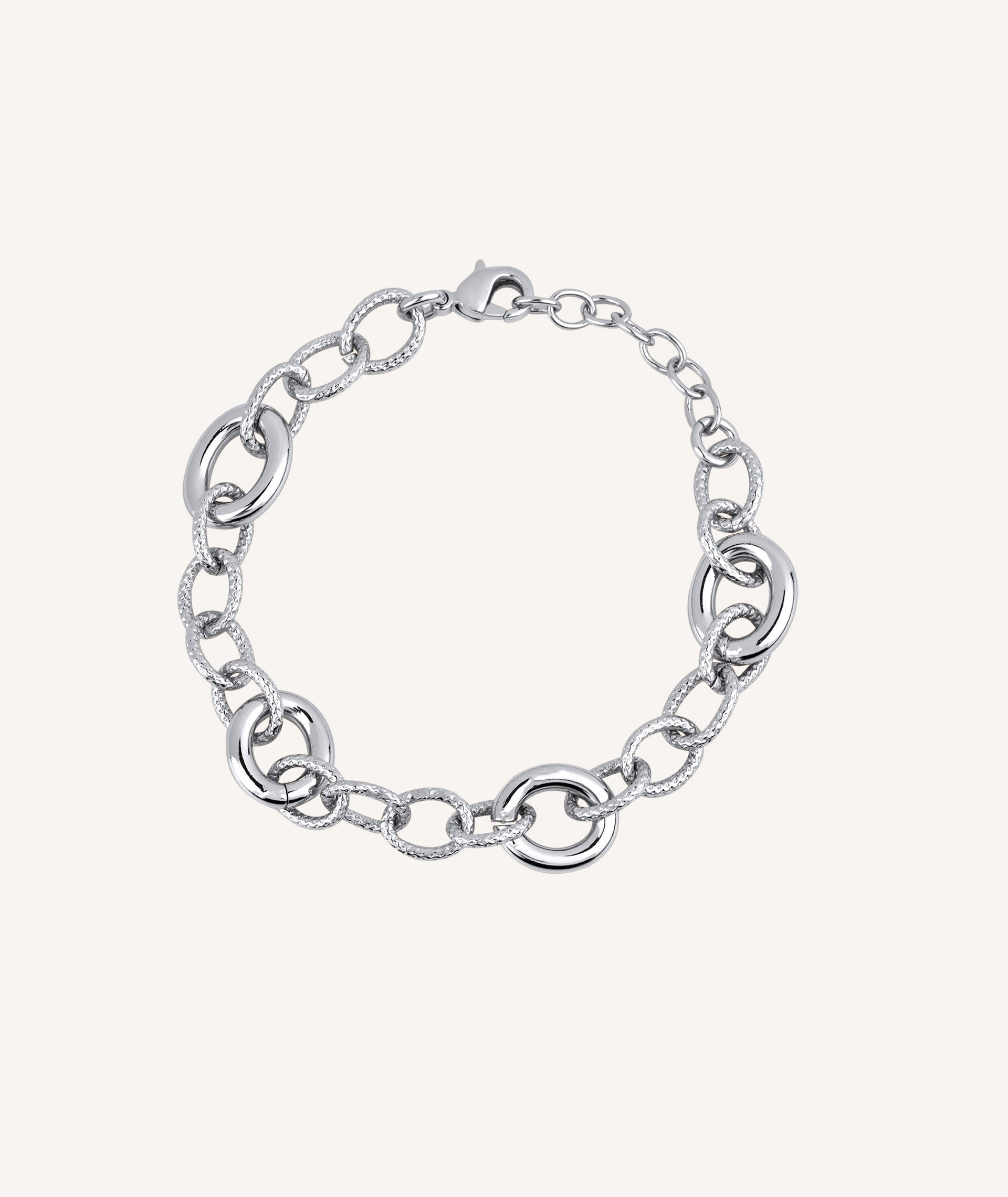 Bracelet Hoop Silver Plated