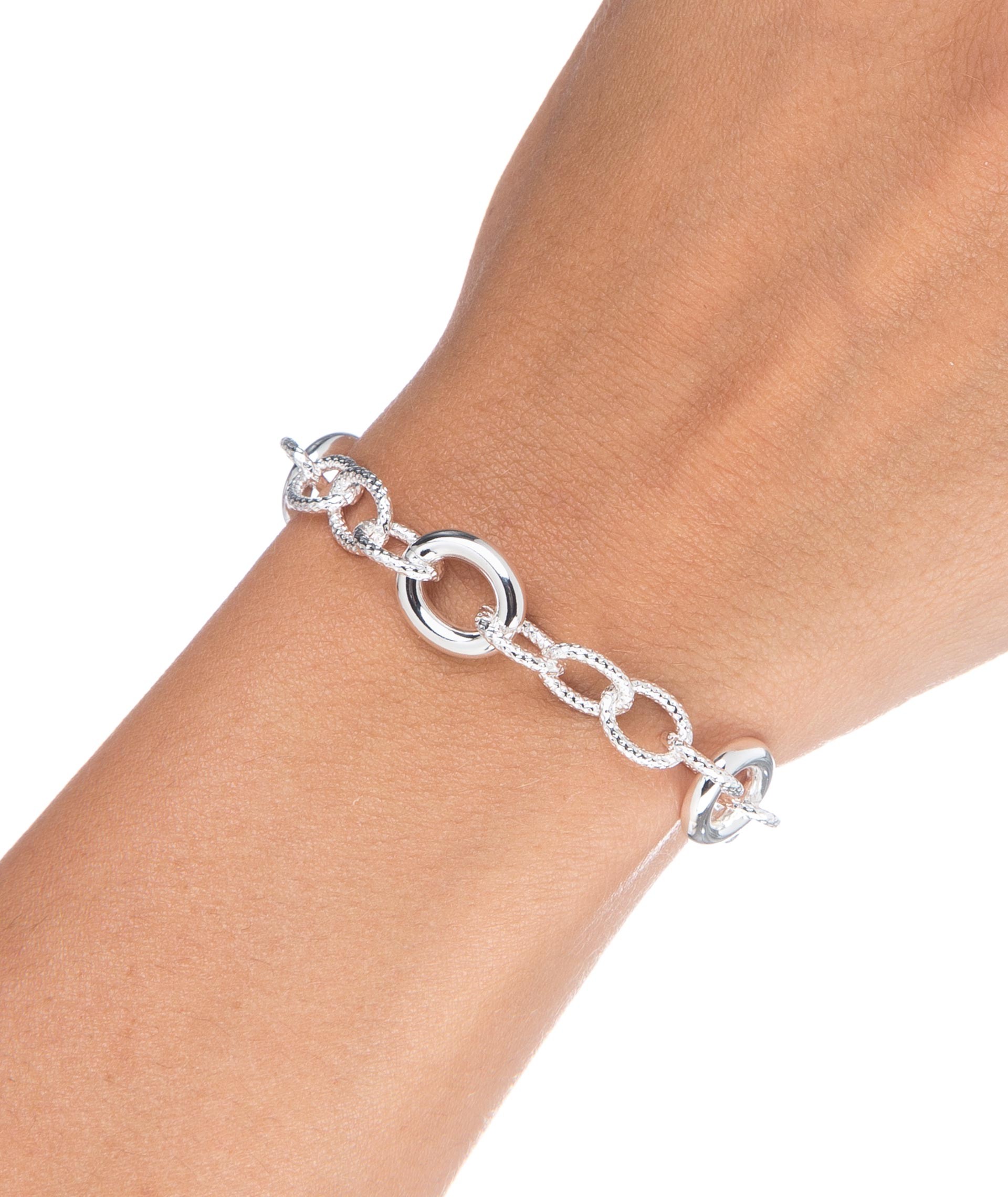 Bracelet Hoop Silver Plated