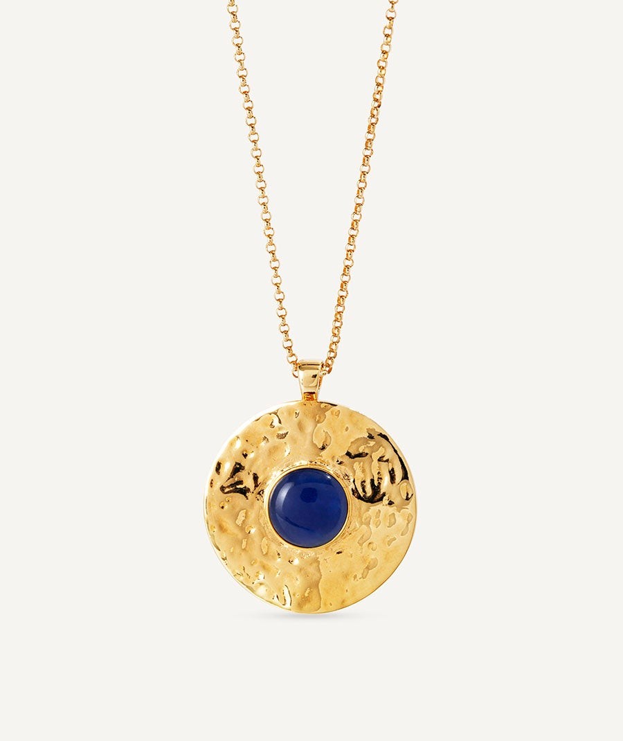 Pendant Ula with Natural Blue Stones