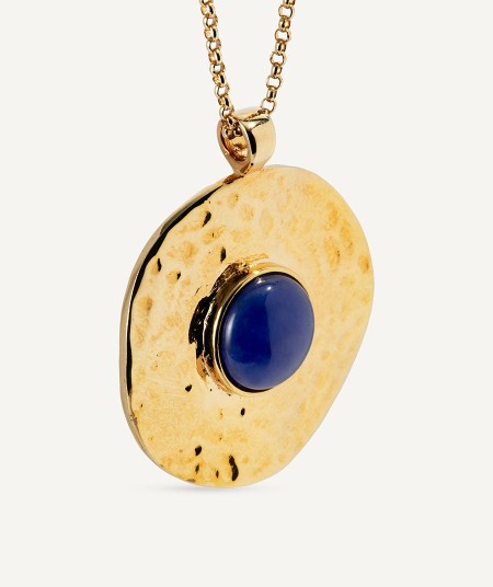 Pendant Ula with Natural Blue Stones