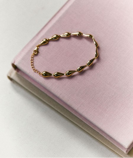 Drop Bracelet 18k Gold Plated drops