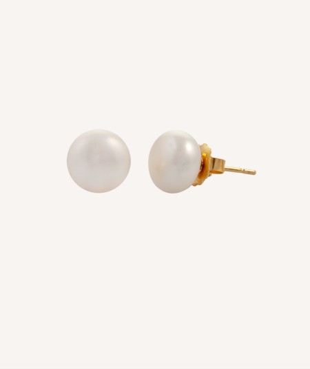 Earrings Cultured Pearl 9mm