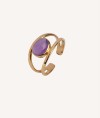 Anillo con piedra Morado