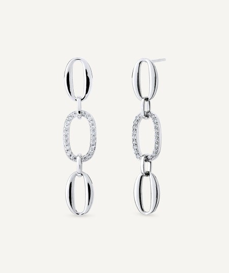 Earrings Cher with zirconia