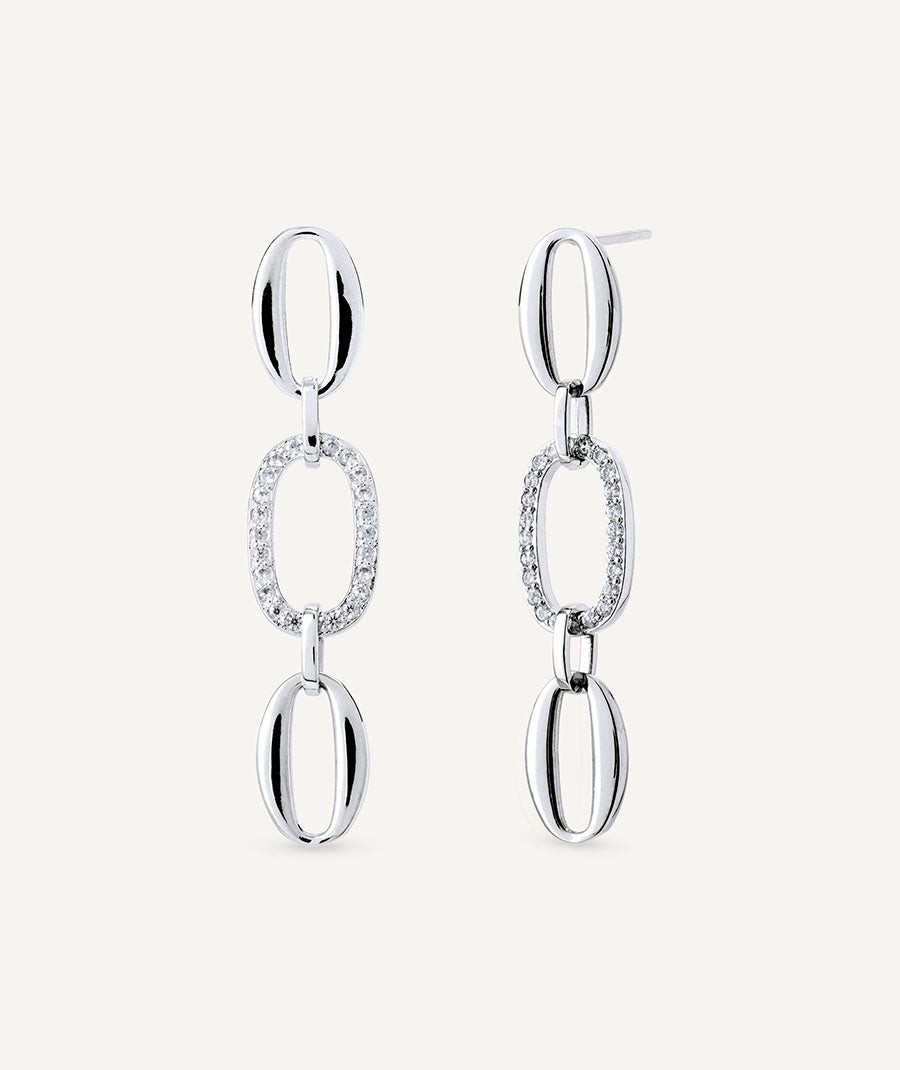 Earrings Cher with zirconia