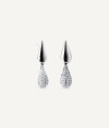 Earrings Cascade with zirconia