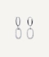 Earrings Cher with zirconia