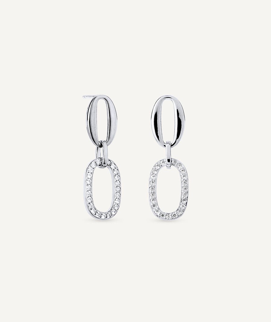 Earrings Cher with zirconia