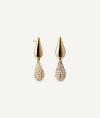 Earrings Cascade with zirconia