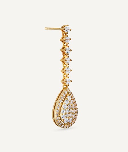 Earrings Estelle with cubic zirconia