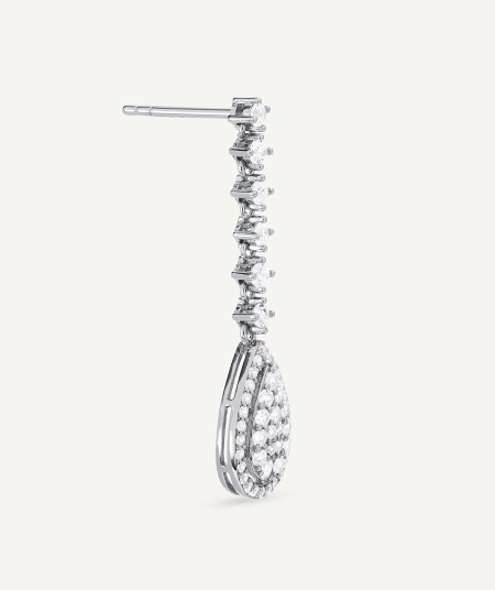 Earrings Estelle with cubic zirconia