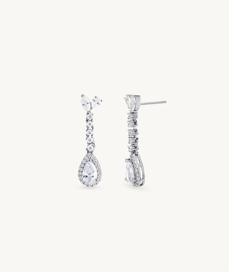 Earrings Mara with zircons