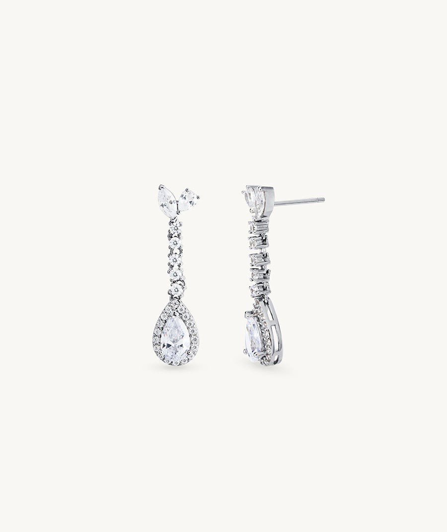 Earrings Mara with zircons