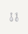 Earrings Simona with cubic zirconia