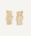 Earrings Redosa collection Esenciales 18 Kt Gold Plated long strips