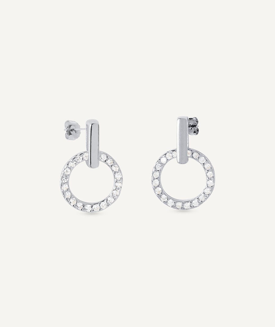 Earrings Allegretta collection Clasicos Plata Silver 925 Circums ring