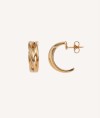 Lea Earrings  18K Gold Plated intertwined strips