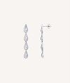 Earrings Maxi Drop Silver plated