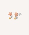 Earrings Tricolor Stars