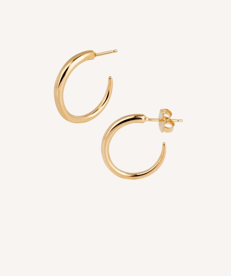 Earrings Hoop Moon