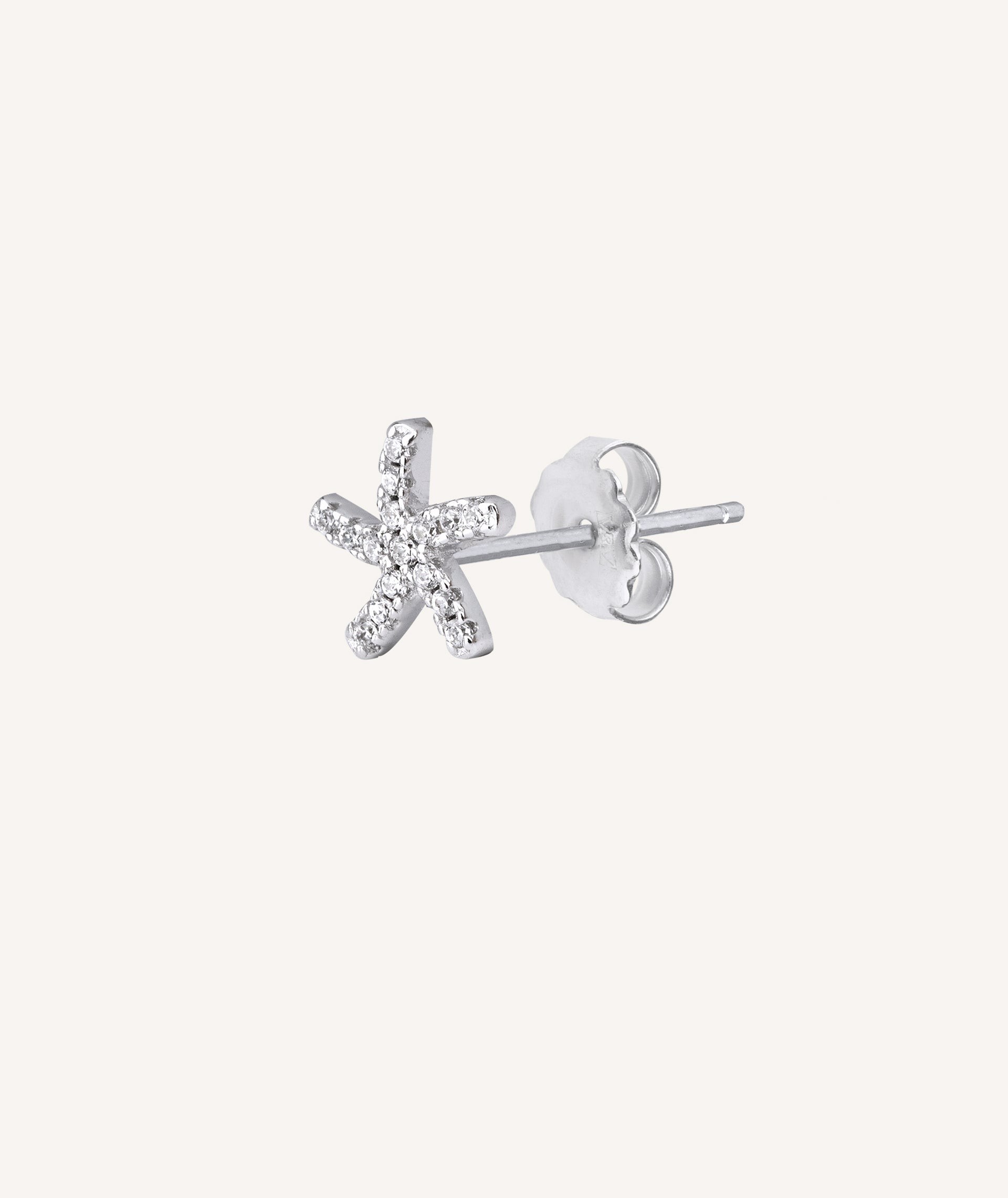 Individual Earring Star Zircon