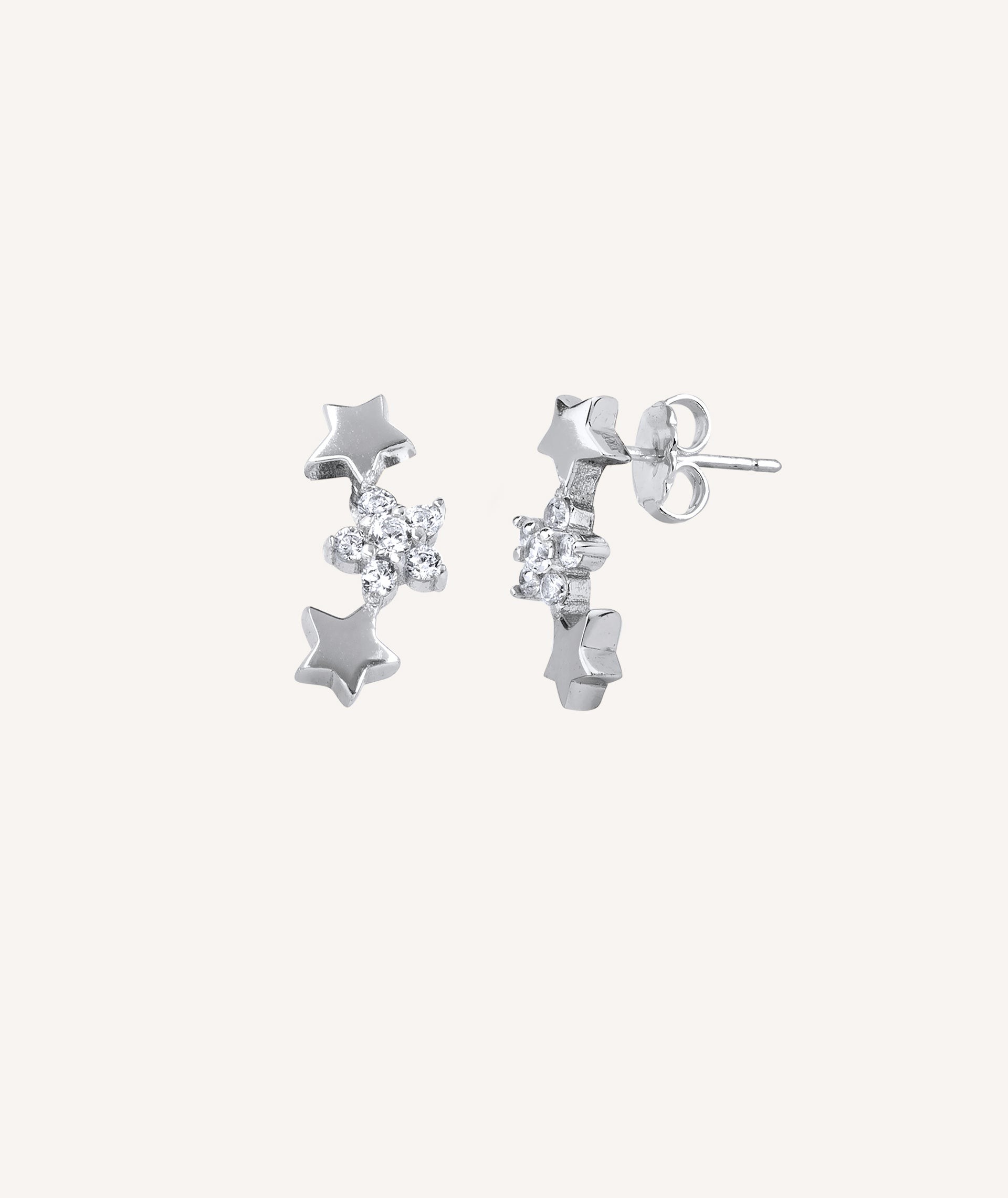 Pendientes Circonitas estrellas