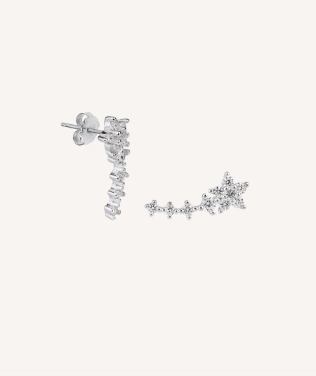 Earrings Climbing Stars Zirconias