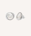 Earrings Zirconia and Pearl