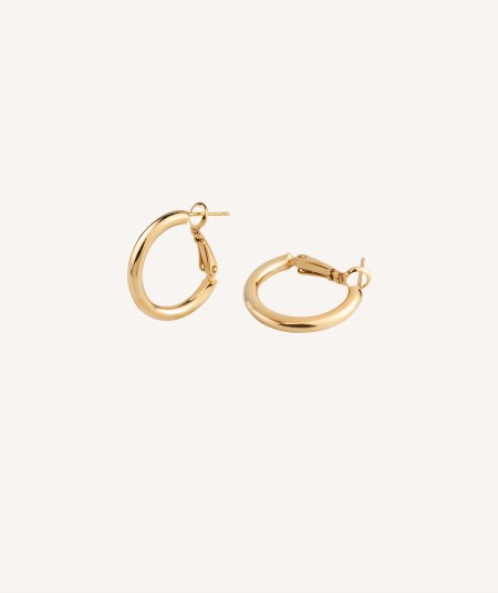 Earrings Half round Hoop