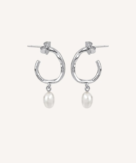 Earrings Hoop Pearl