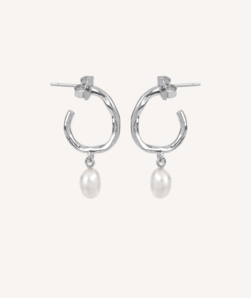 Earrings Hoop Pearl