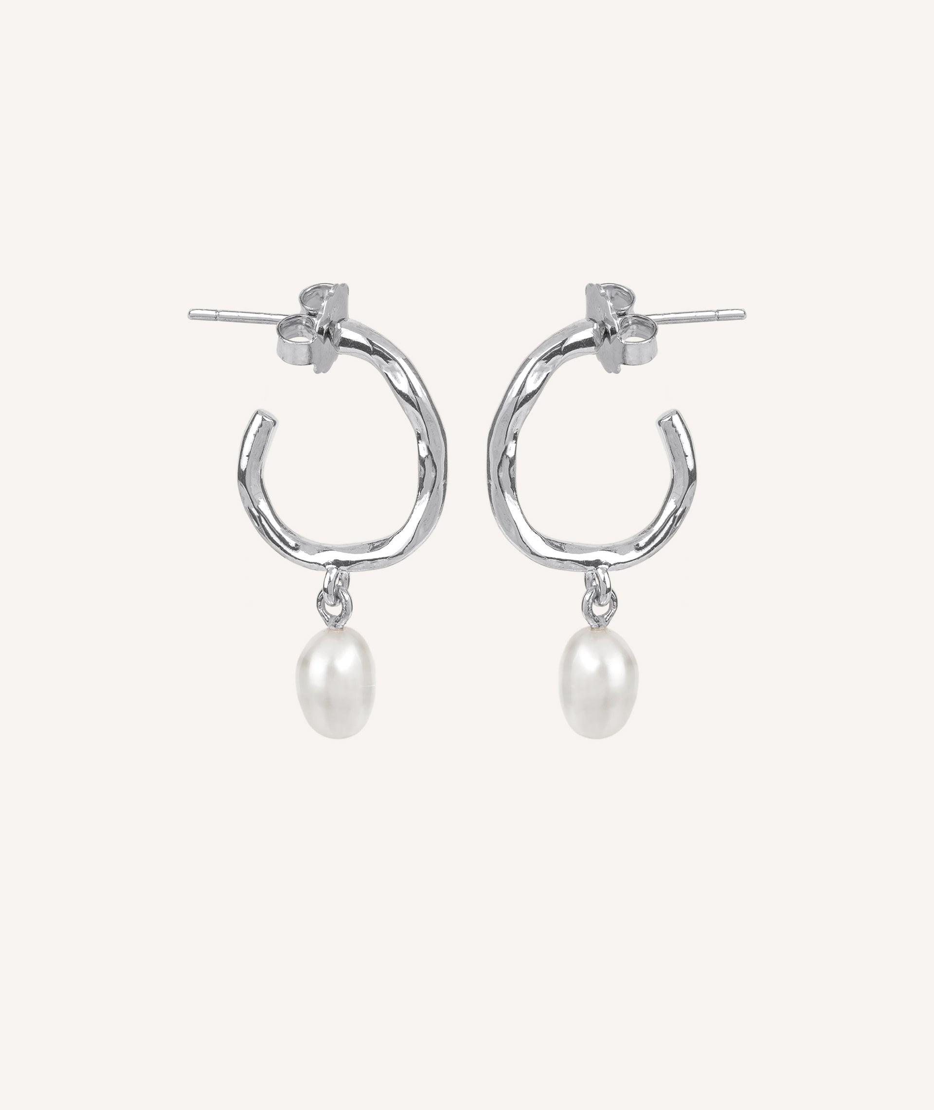 Earrings Hoop Pearl