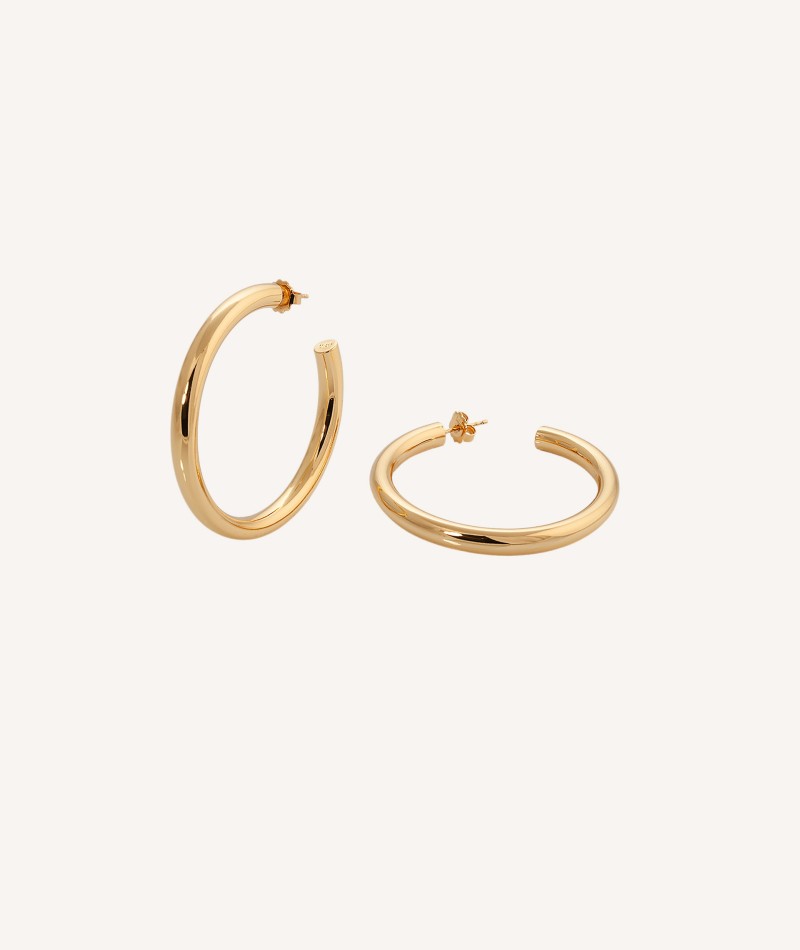 Earrings Half round Hoop