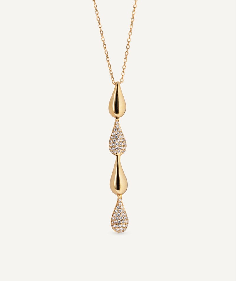 Pendant Cascade with zirconia