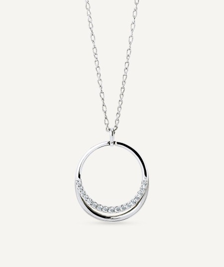 Pendant Luna with zirconia