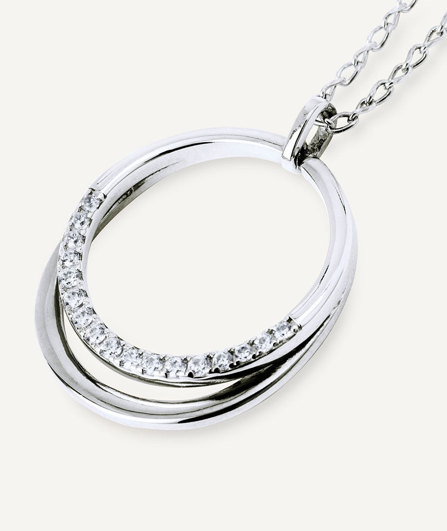 Pendant Luna with zirconia