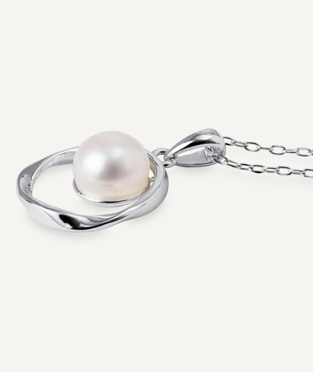 Pendant Saturn with cultured pearl