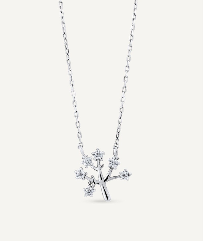 Necklace Árbol with zirconia